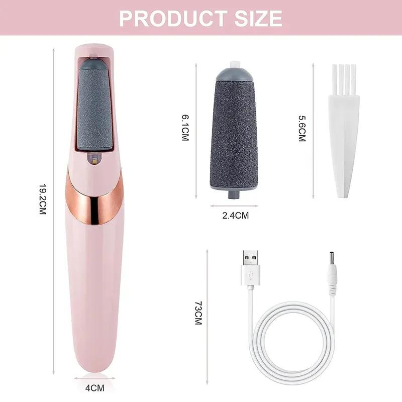 Electric Foot Callus Remover and Pedicure Grinder - Glint Glow